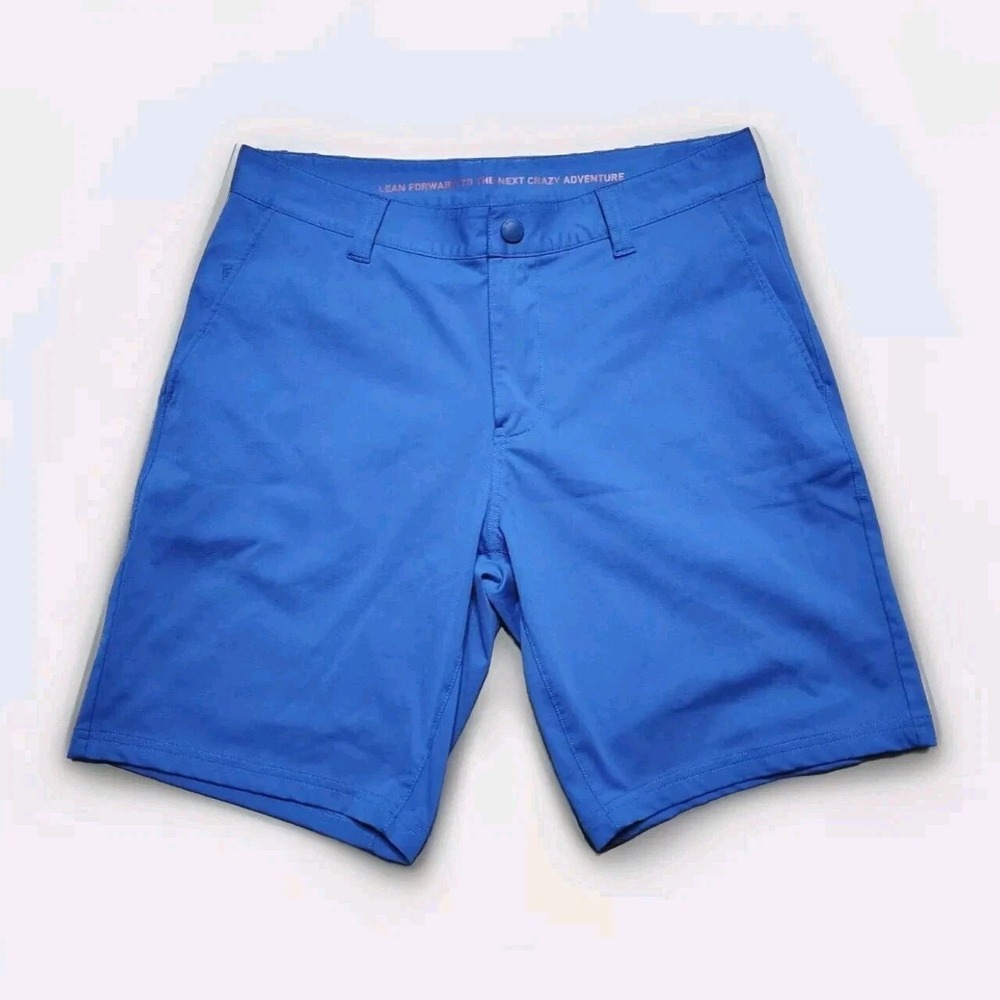 Rhone Commuter Shorts Men's 31 Blue Stretch Golf Chino Performance Preppy 9"
